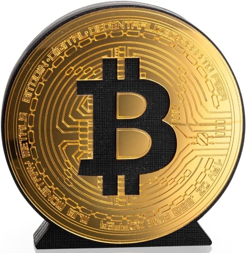 Placa Decorativa Bitcoin