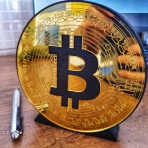 Placa decorativa BITCOIN